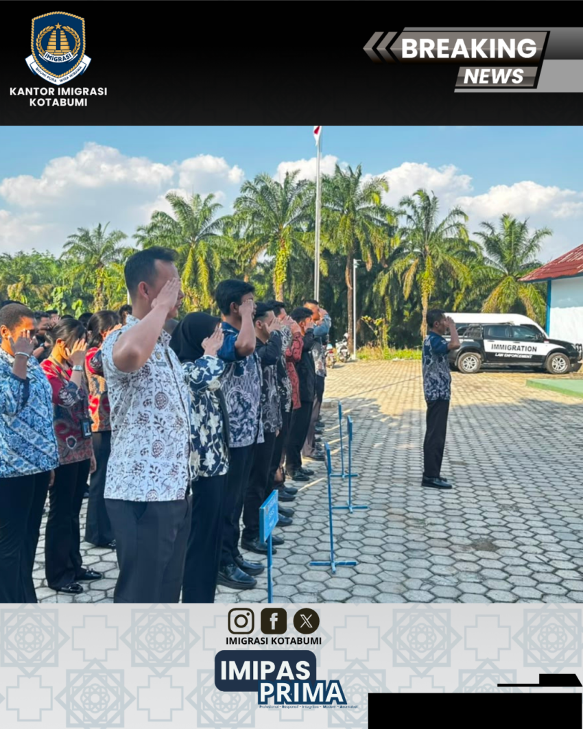 Kaur Kepegawaian Pimpin Apel Sore, Tekankan Disiplin dan Keharmonisan Kerja