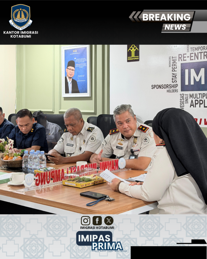 Kepala Kantor Imigrasi Lampung Utara Bahas Pembentukan Kantor Imigrasi Kelas III Pesisir Barat