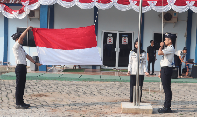 Semangat Kemerdekaan, Imigrasi Lampung Utara Peringati HUT ke-81 RI