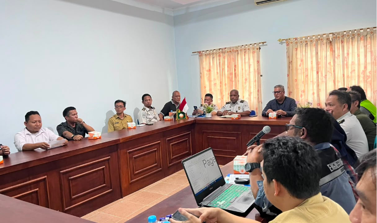 Kanim Lampung Utara Bahas Progres Renovasi Gedung Tahun 2026 Bersama Vendor dan Kanwil Ditjen Imigrasi Lampung