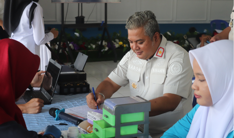 Imigrasi Lampung Utara Ikuti Donor Darah dan Pemeriksaan Kesehatan Gratis