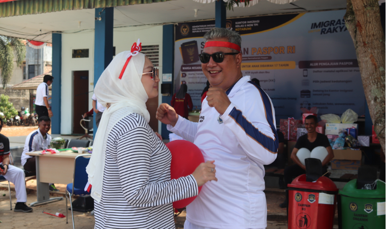 Semarak HUT ke-81 RI, Kantor Imigrasi Lampung Utara Gelar Berbagai Perlombaan