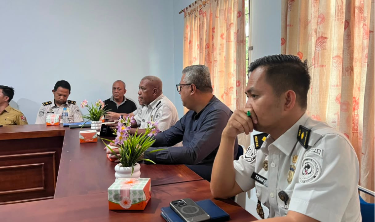 Kanim Lampung Utara Bahas Progres Renovasi Gedung Tahun 2026 Bersama Vendor dan Kanwil Ditjen Imigrasi Lampung
