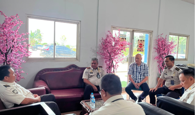 Kantor Imigrasi Lampung Utara Terima Kunjungan Direktorat Lalu Lintas Keimigrasian
