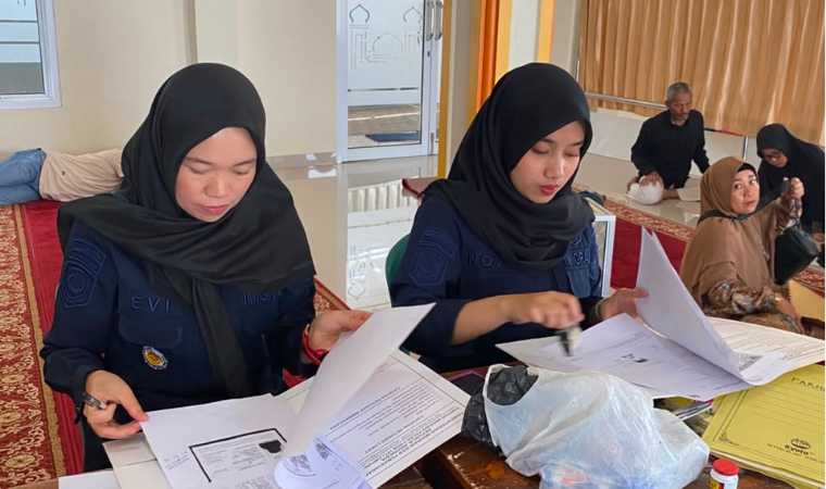 Imigrasi Lampung Utara Layani 38 Pemohon Melalui Eazy Passport di Tulang Bawang