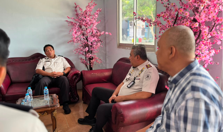 Kantor Imigrasi Lampung Utara Terima Kunjungan Direktorat Lalu Lintas Keimigrasian