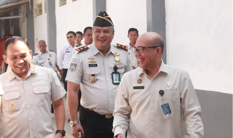 Inspektur Wilayah IV Kemenimipas Laksanakan Kunjungan Kerja ke UPT Pemasyarakatan dan Imigrasi di Lampung Utara