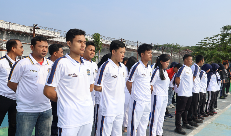 Imigrasi Lampung Utara Ikuti Apel Bersama dan Pembukaan Pekan Olahraga Semarak HUT ke-81 Kemerdekaan RI