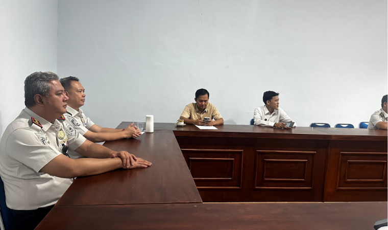 Kepala Kantor Imigrasi Lampung Utara Ikuti Zoom Arahan Inspektur Wilayah IV Kemenimipas