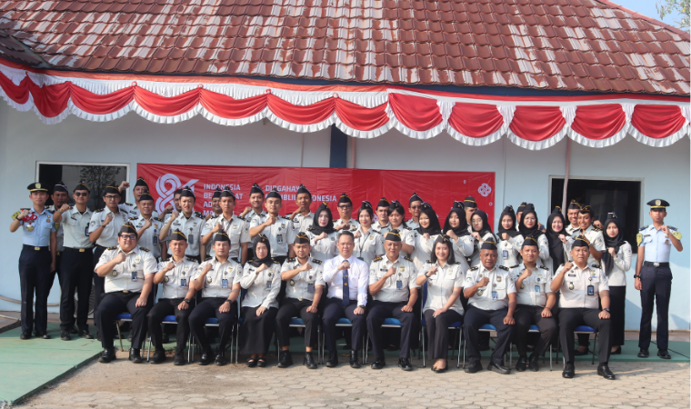 Semangat Kemerdekaan, Imigrasi Lampung Utara Peringati HUT ke-81 RI