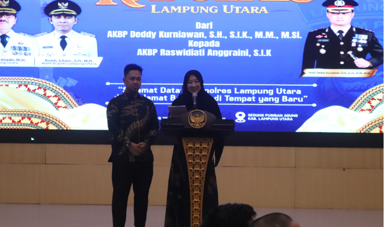 Kepala Kantor Imigrasi Lampung Utara Hadiri Pisah Sambut Kapolres Lampung Utara