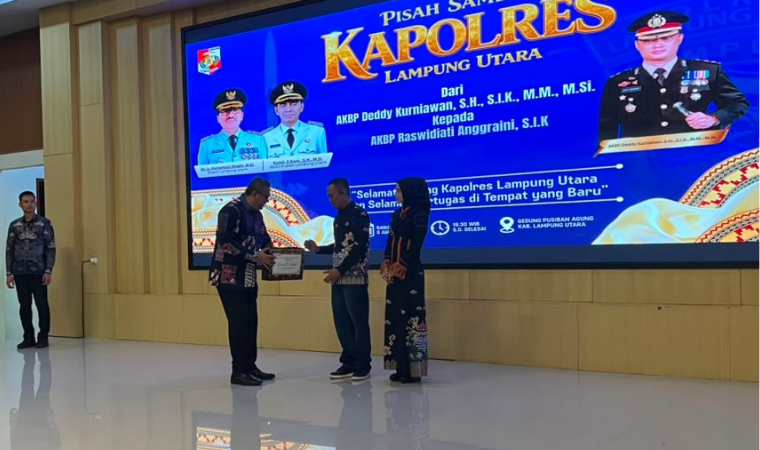 Kepala Kantor Imigrasi Lampung Utara Hadiri Pisah Sambut Kapolres Lampung Utara
