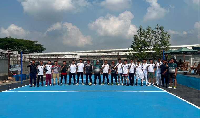 Kanim Lampung Utara Raih Juara 1 Lomba Voli HUT ke-81 Republik Indonesia