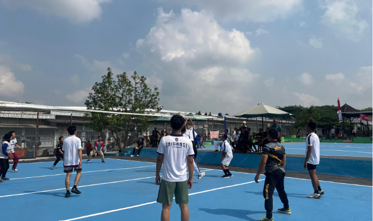 Kanim Lampung Utara Raih Juara 1 Lomba Voli HUT ke-81 Republik Indonesia