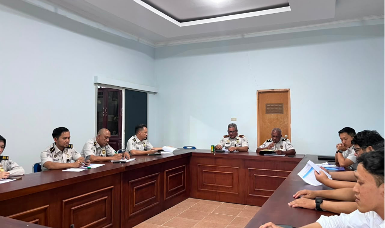 Kepala Kantor Pimpin Rapat Evaluasi Realisasi Anggaran di Kantor Imigrasi Lampung Utara