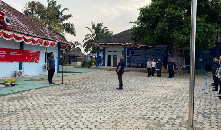 Apel Sore, Kanim Lampung Utara Tekankan Kedisiplinan, Kebersihan, dan Kekompakan