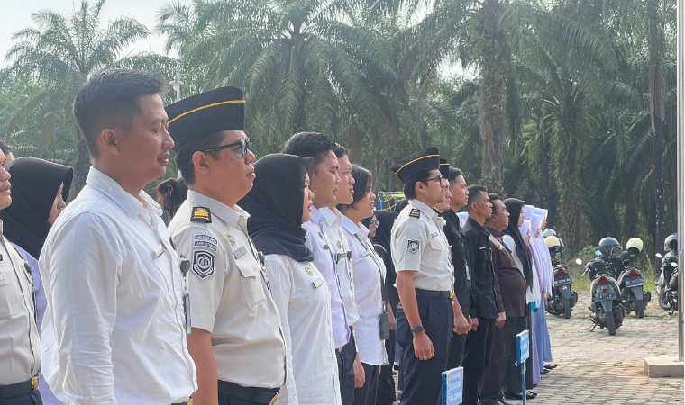 Apel Pagi, Kanim Lampung Utara Tingkatkan Kedisiplinan dan Persiapan Kedatangan Ombudsman