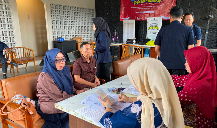 Pasporia Meriahkan HUT Ke-81 Republik Indonesia, Kantor Imigrasi Lampung Utara Layani 18 Pemohon di Kiyo Time Cafe