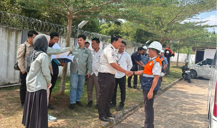 BPN Lampung Utara Laksanakan Cek Lapangan Persetujuan Teknis di Kantor Imigrasi