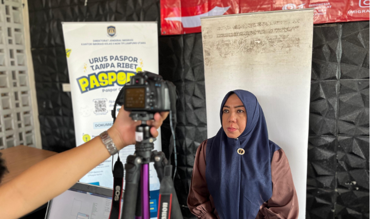 Pasporia Meriahkan HUT Ke-81 Republik Indonesia, Kantor Imigrasi Lampung Utara Layani 18 Pemohon di Kiyo Time Cafe