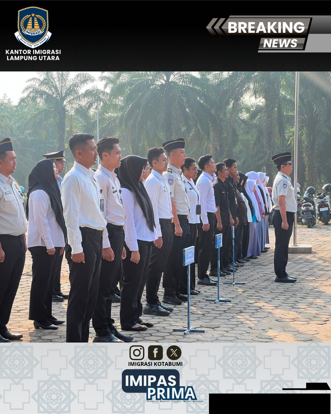 Apel Pagi, Perkuat Disiplin dan Tertib Administrasi Kepegawaian