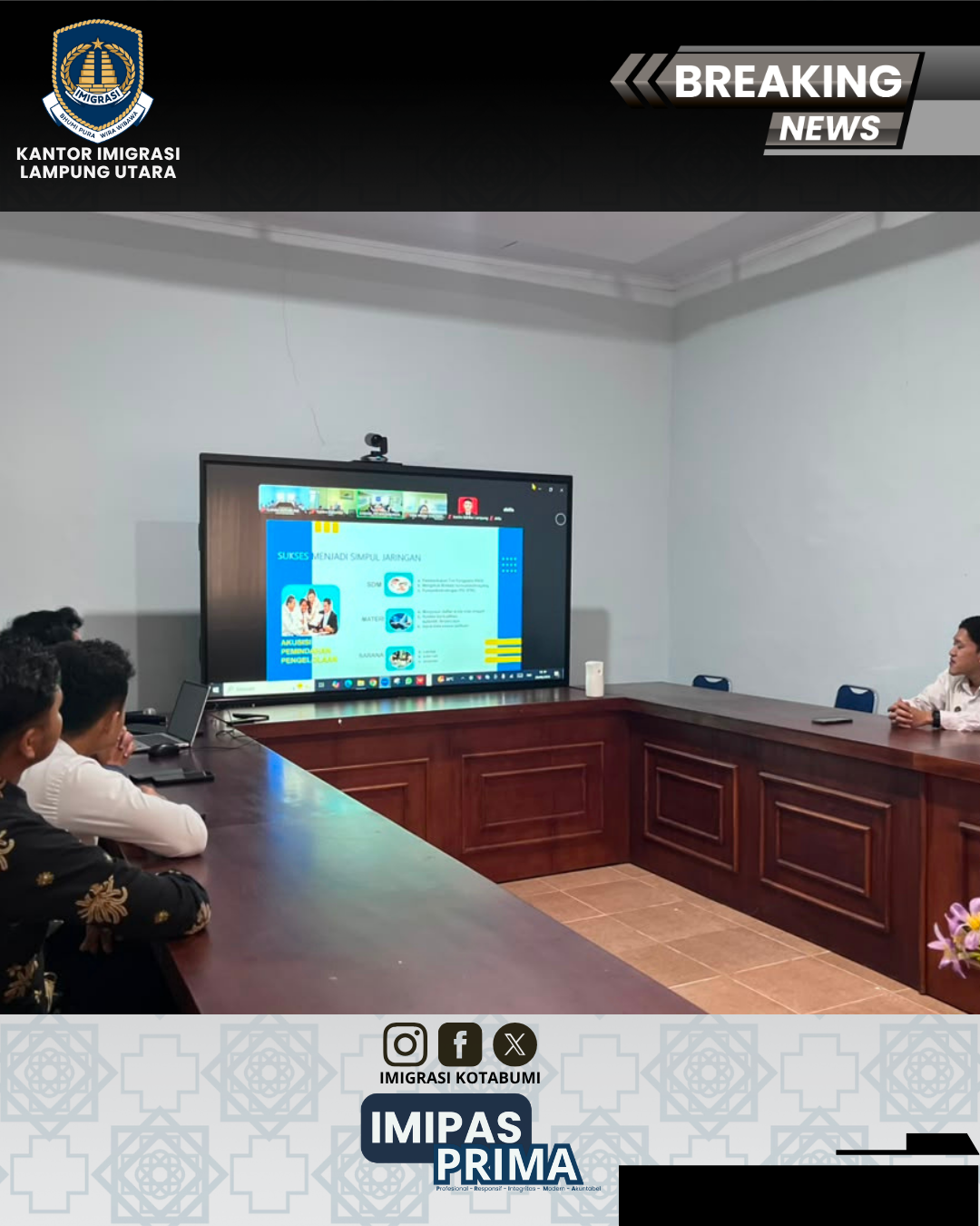 Monitoring, Evaluasi, dan Pembinaan Kearsipan di Lingkungan Kantor Imigrasi