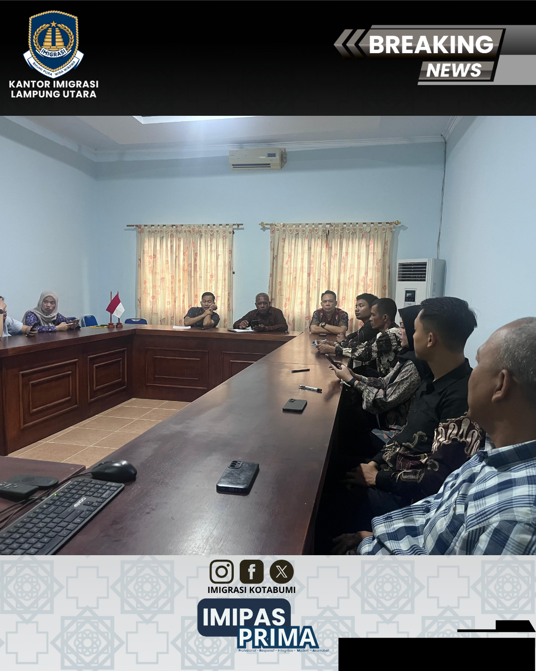Kantor Imigrasi Lampung Utara Matangkan Persiapan Lomba HUT ke-81 Kemerdekaan RI