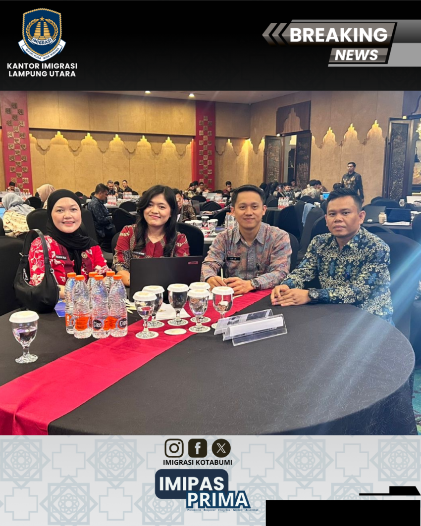 Kantor Imigrasi Lampung Utara Ikuti Kegiatan Penyelesaian Pagu Minus Belanja Pegawai Tahun Anggaran 2026