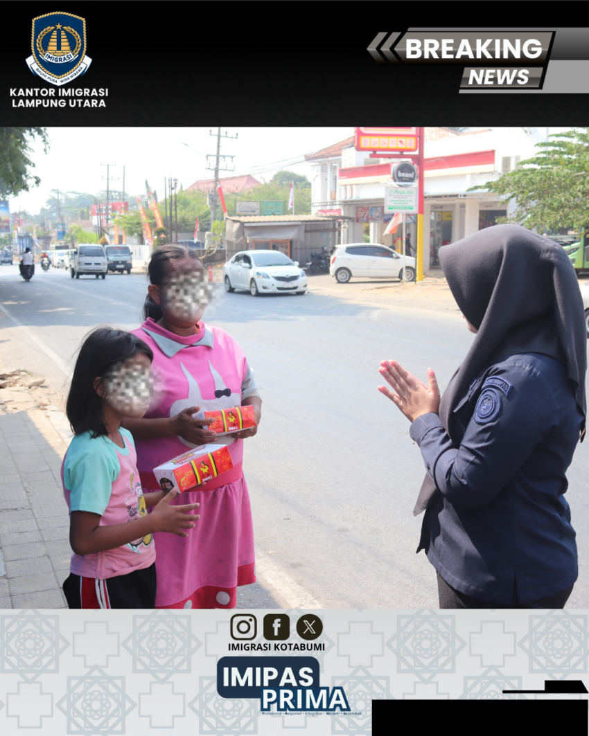 Jumat Berkah, Kantor Imigrasi Lampung Utara Berbagi Kepedulian kepada Masyarakat