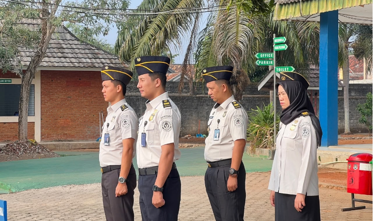 Apel Pagi, KANIM Lampung Utara Tekankan Integritas, Disiplin, dan Kesehatan Pegawai