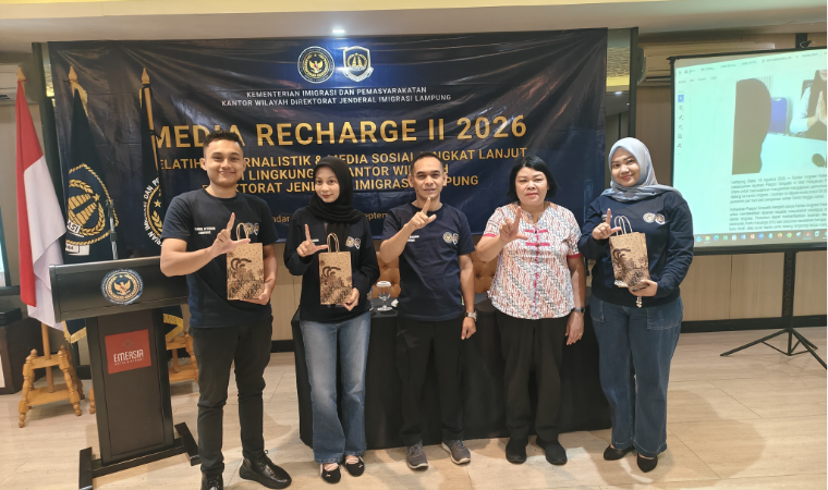 Perkuat Strategi Komunikasi dan Teknologi, Imigrasi Lampung Utara Ikuti Pelatihan Peningkatan Kapasitas Komunikasi Publik di Bandar Lampung
