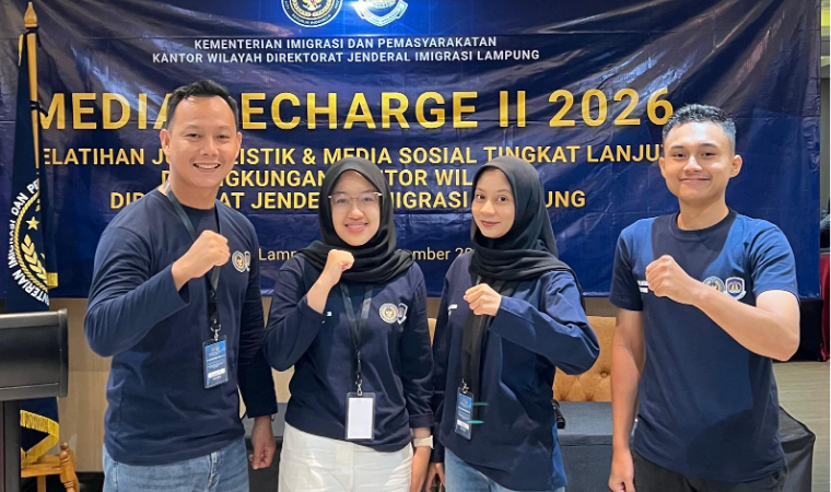 Perkuat Strategi Komunikasi dan Teknologi, Imigrasi Lampung Utara Ikuti Pelatihan Peningkatan Kapasitas Komunikasi Publik di Bandar Lampung