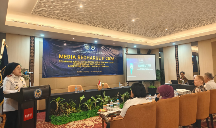 Perkuat Strategi Komunikasi dan Teknologi, Imigrasi Lampung Utara Ikuti Pelatihan Peningkatan Kapasitas Komunikasi Publik di Bandar Lampung