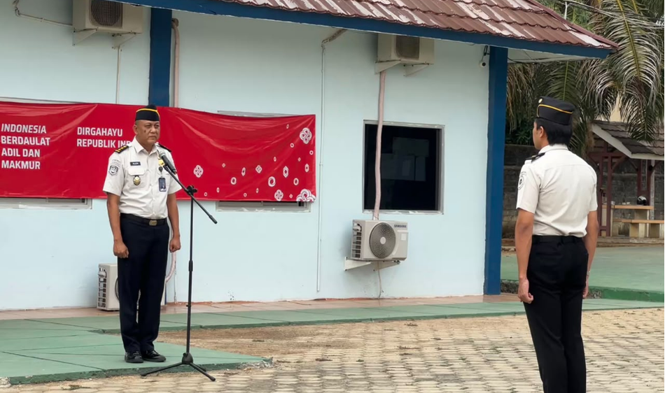 Apel Pagi, Imigrasi Lampung Utara Tekankan Kedisiplinan dan Kebersihan Lingkungan