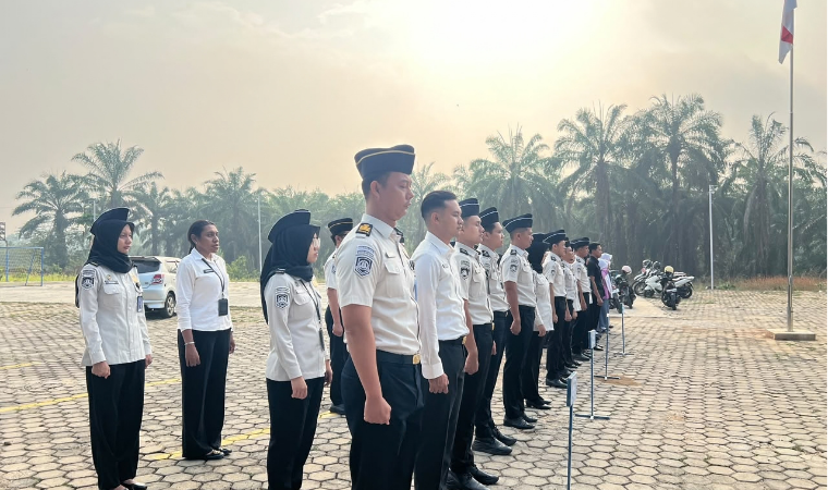 Apel Pagi, KANIM Lampung Utara Tekankan Integritas, Disiplin, dan Kesehatan Pegawai