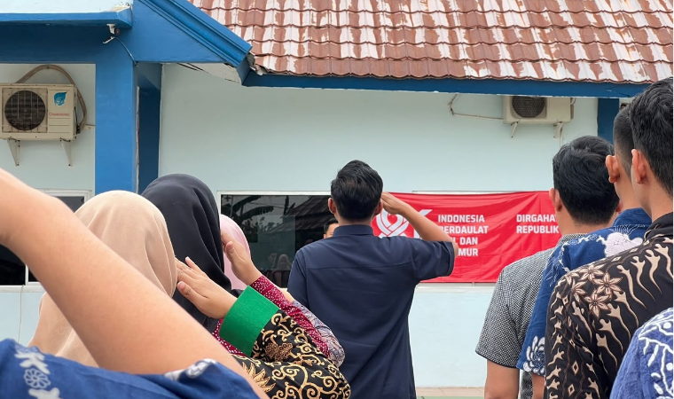 Apel Sore, KANIM Lampung Utara Tekankan Kedisiplinan dan Kekompakan Pegawai