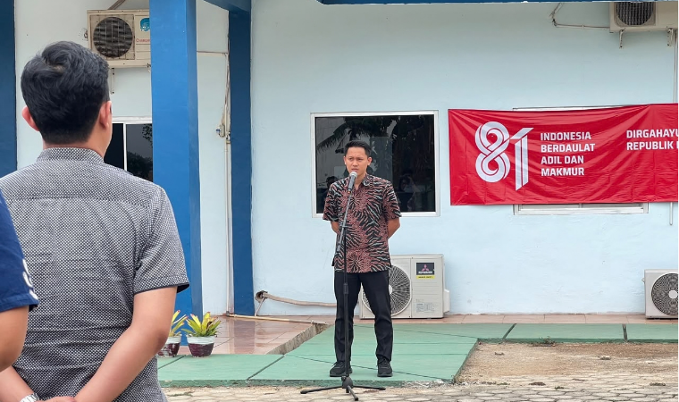 Apel Sore, KANIM Lampung Utara Tekankan Kedisiplinan dan Kekompakan Pegawai