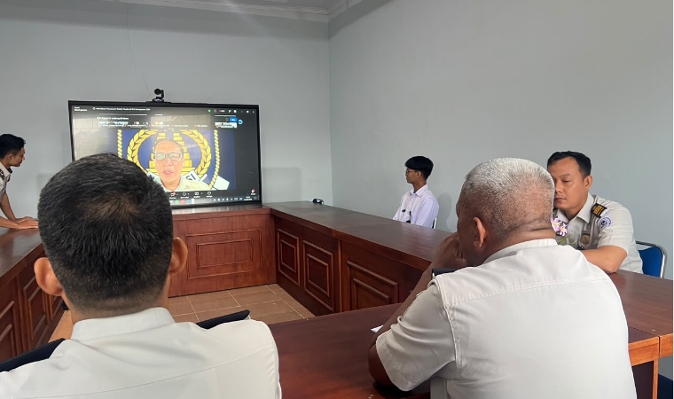 Kantor Imigrasi Lampung Utara Ikuti Internalisasi Penyusunan Naskah Akademik RUU Keimigrasian