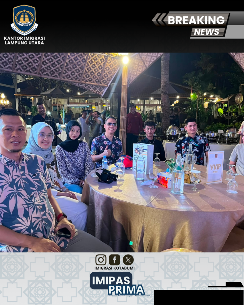 Imigrasi Lampung Utara Hadiri Media Gathering Kehumasan dan Capaian Kinerja Tahun 2026