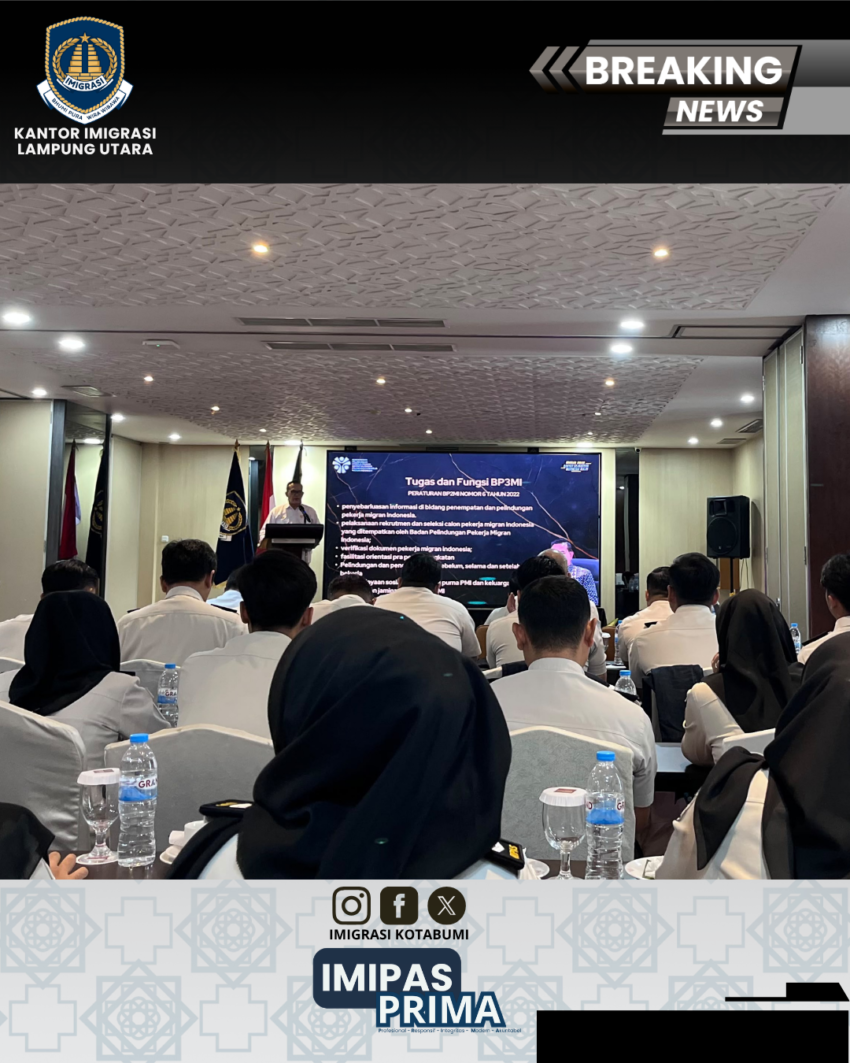 Kantor Imigrasi Lampung Utara Ikuti Bimtek PIMPASA Tahun 2026