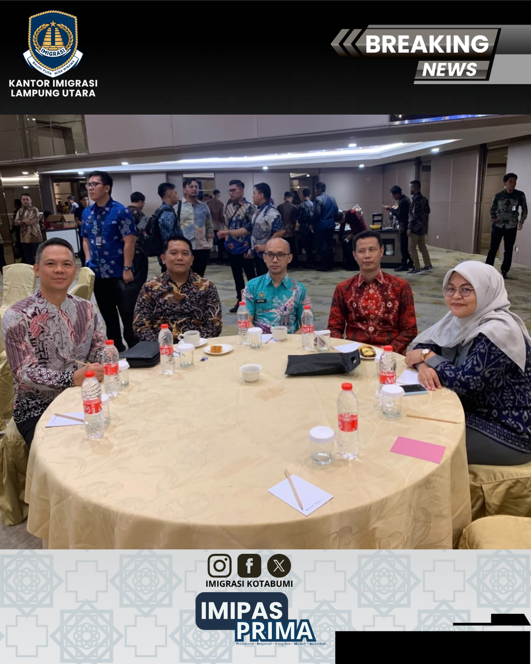 Kantor Imigrasi Lampung Utara Ikuti FGD Infrastruktur Teknologi Informasi Keimigrasian