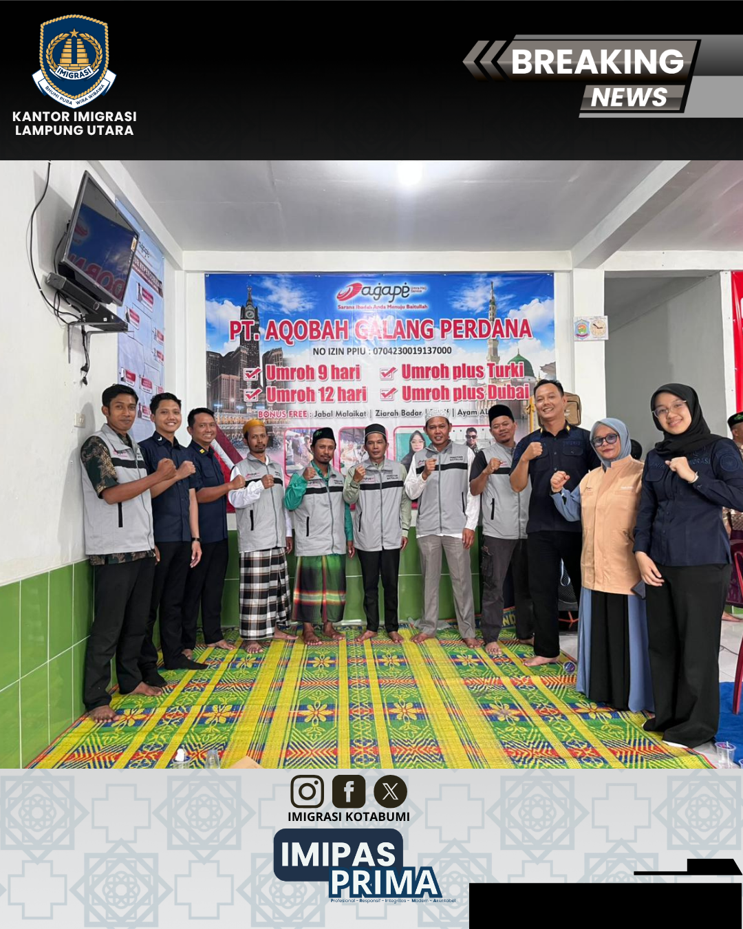Eazy Paspor Hadir di PT Aqobah Galang Perdana, Layani 46 Pemohon Paspor