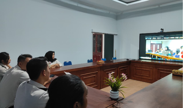 Imigrasi Lampung Utara Ikuti Zoom Persiapan Penyusunan Laporan Keuangan Triwulan III Tahun 2026