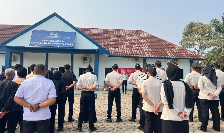 Apel Pagi Imigrasi Lampung Utara, Matangkan Persiapan Penilaian TPM