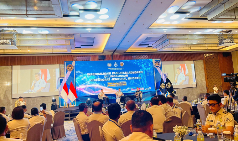 Imigrasi Lampung Utara Ikuti Kegiatan Internalisasi Fasilitasi Advokasi