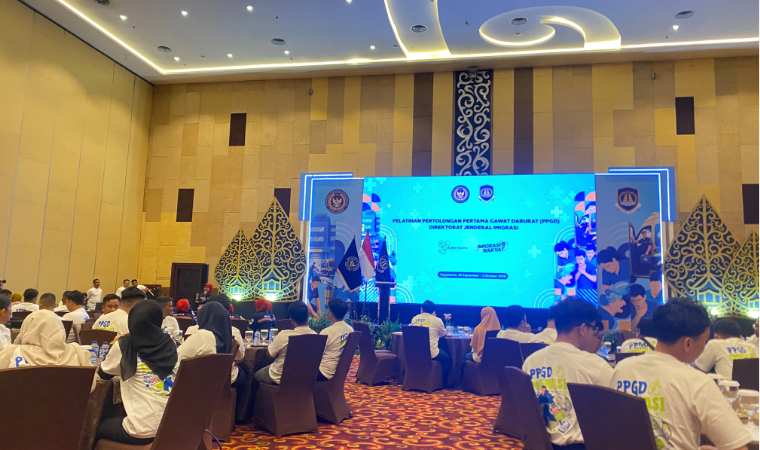 Imigrasi Lampung Utara Ikuti Pelatihan Pertolongan Pertama pada Gawat Darurat Tahun 2026