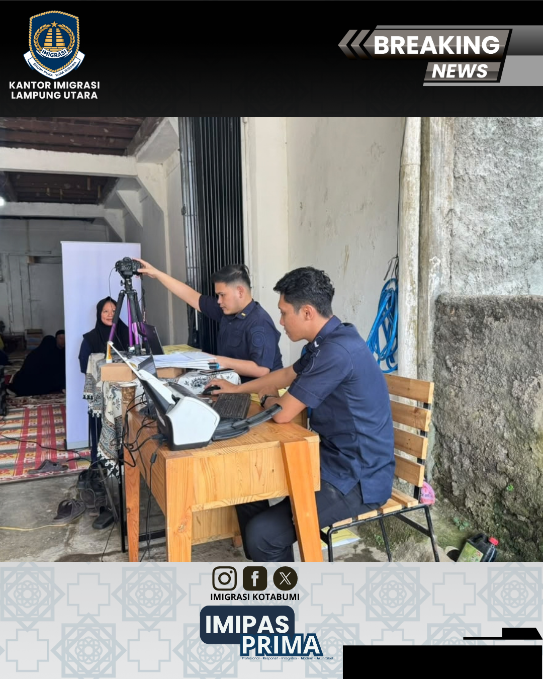 Eazy Passport Hadir di Lampung Barat, Layani 20 Pemohon di PT. Asafi Tour