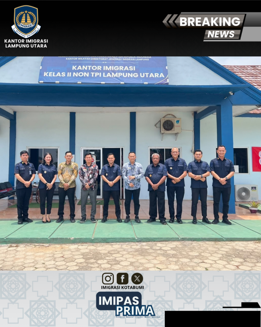 Ombudsman RI Perwakilan Provinsi Lampung Kunjungi Kantor Imigrasi Lampung Utara