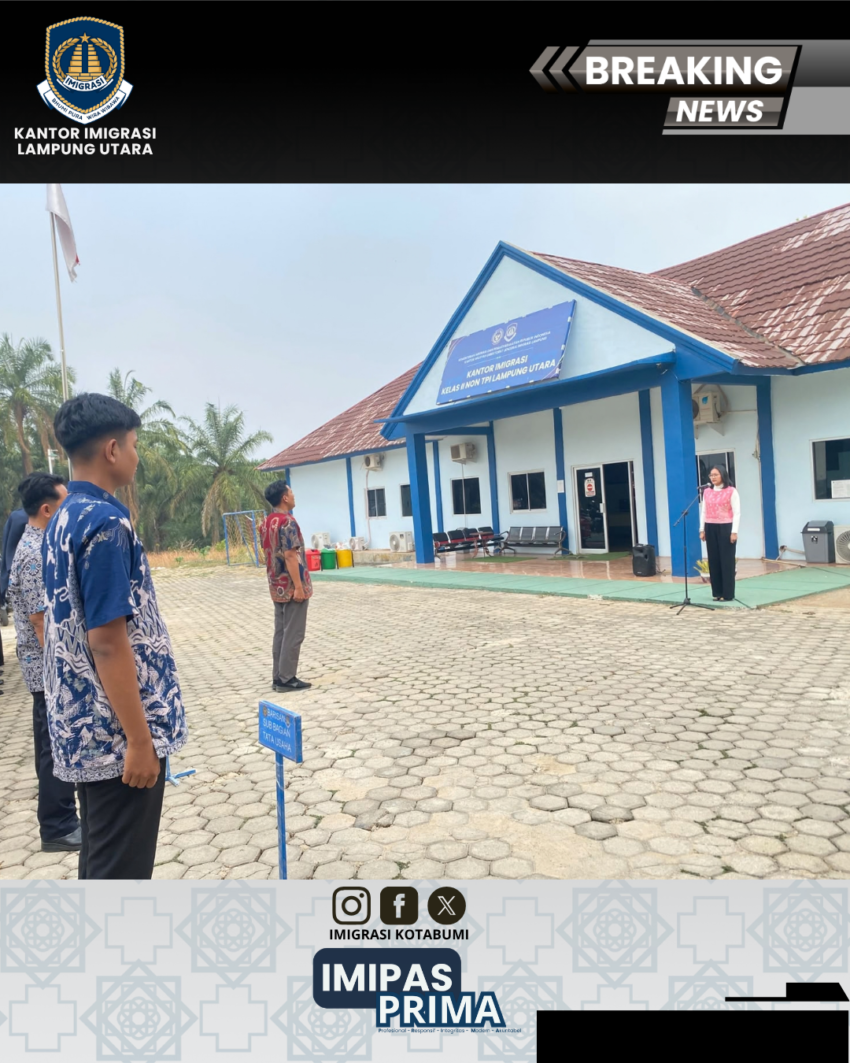 Apel Sore Imigrasi Lampung Utara: Jaga Kesehatan, Kekompakan, dan Semangat Kerja
